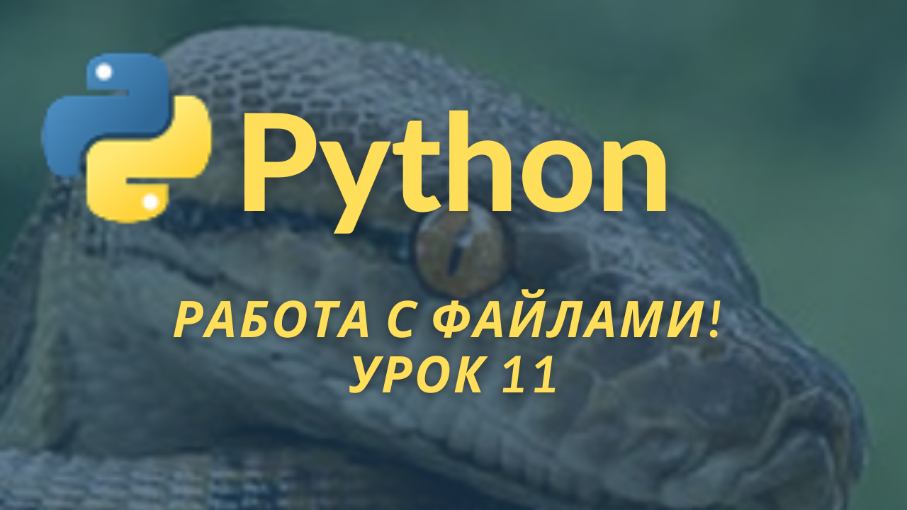 Python урок 10