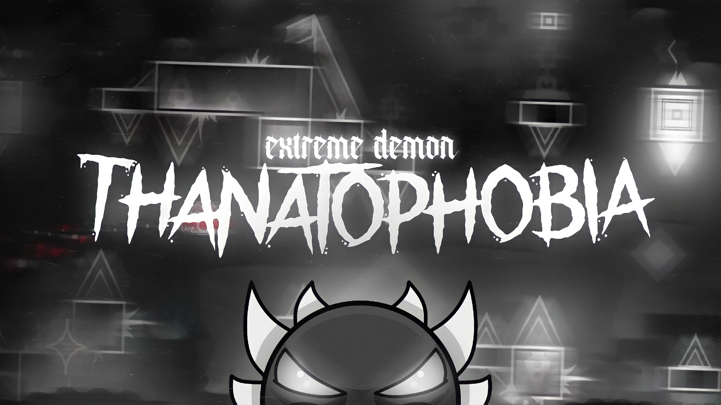 Танатофобия роблокс прохождение. Танатофобия ГД. Thanatophobia Geometry Dash. Thanatophobia GD