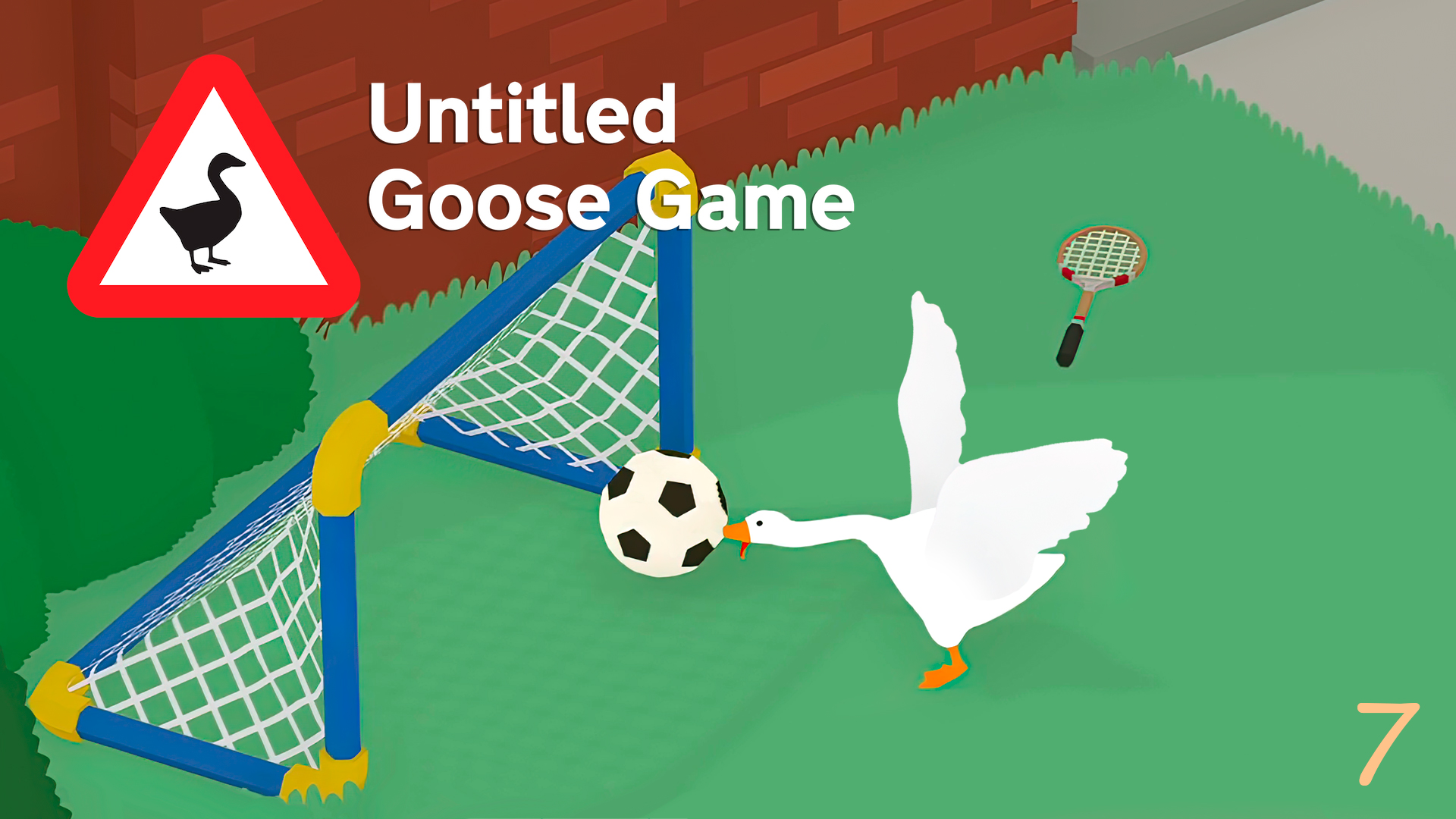 Футболист гусь 5 букв. Гусь футболист. The untitled Goose game Blue.