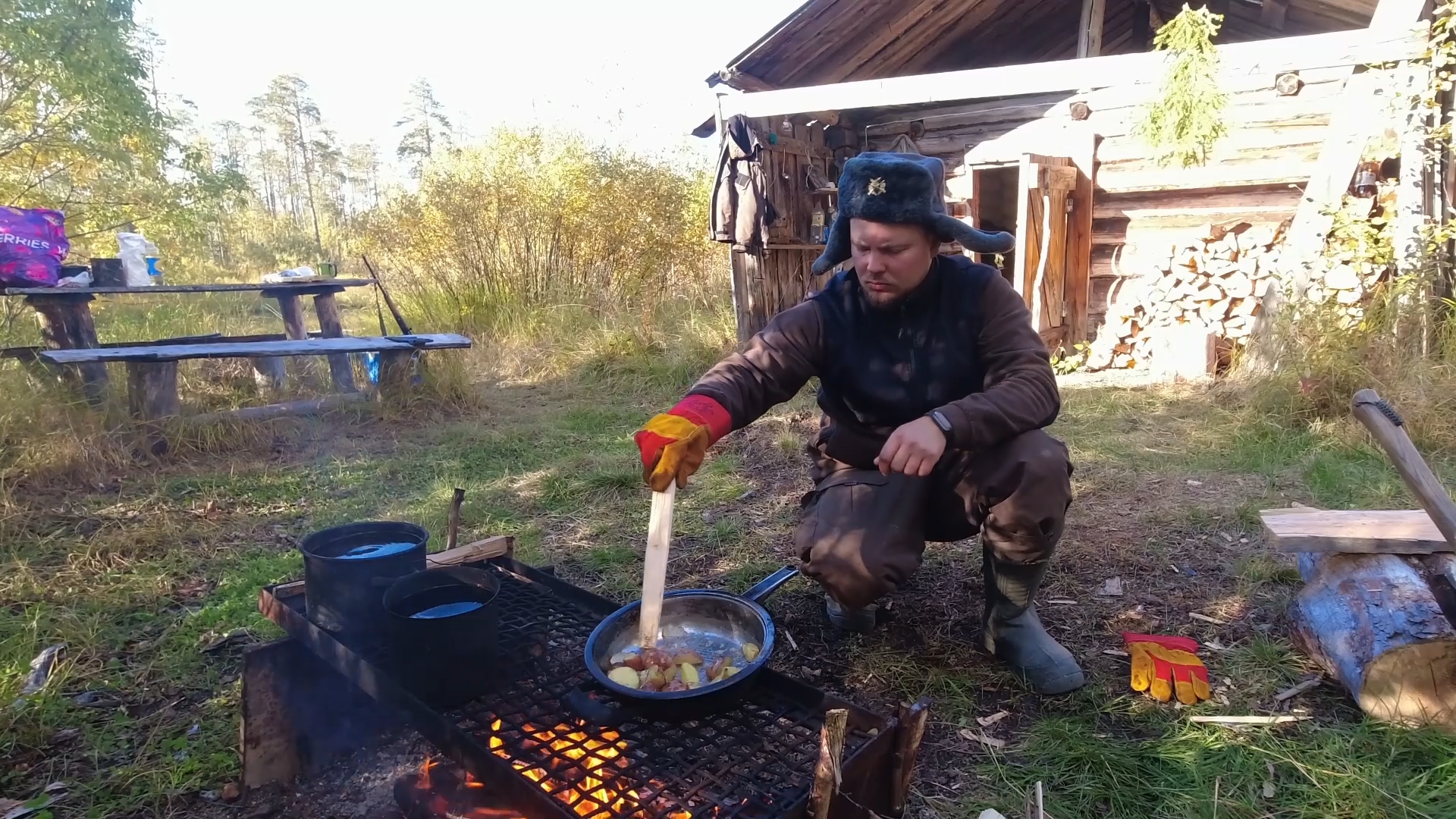 Рыбалка и жизнь в тайге