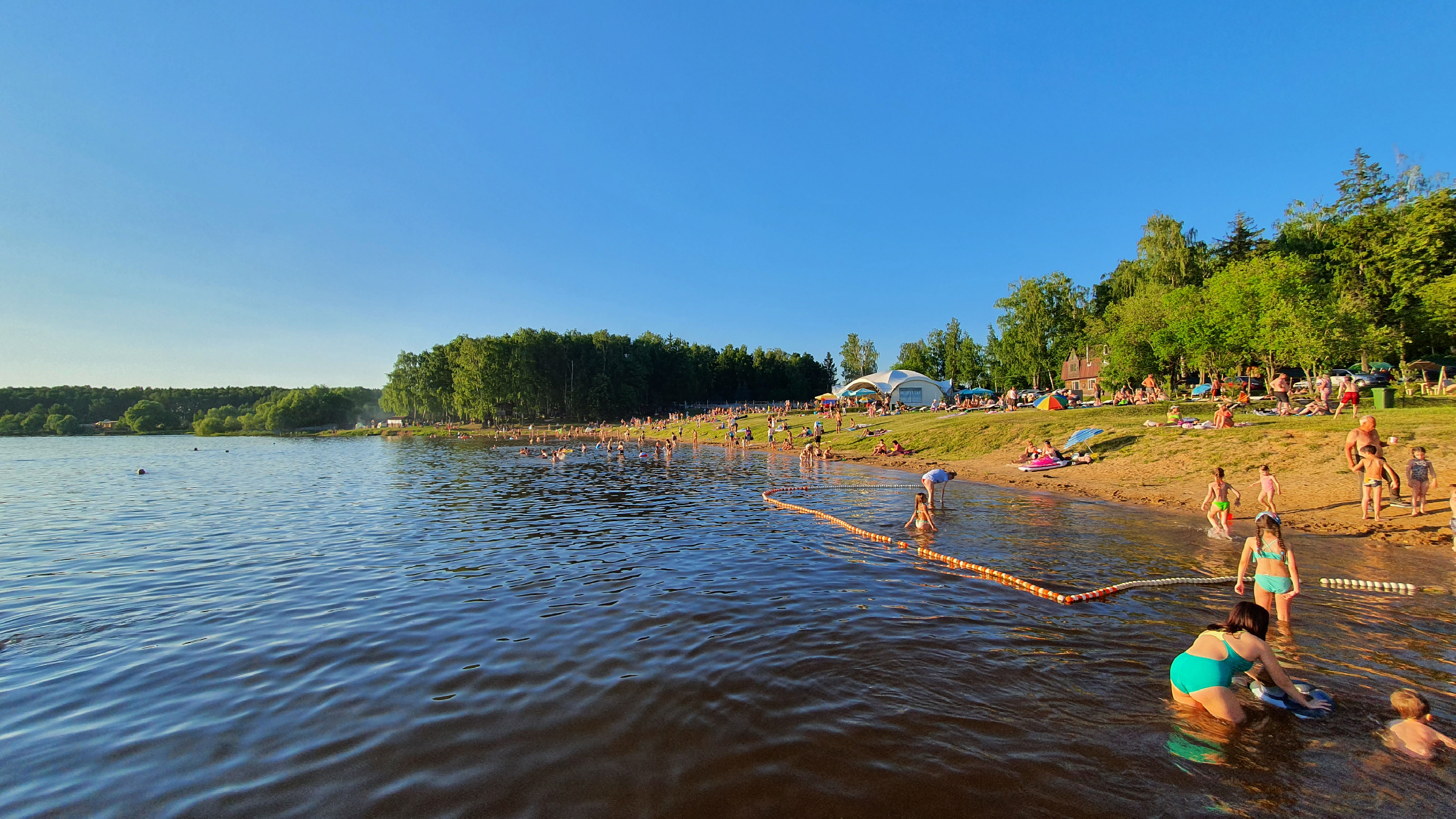 рублевское водохранилище пляж