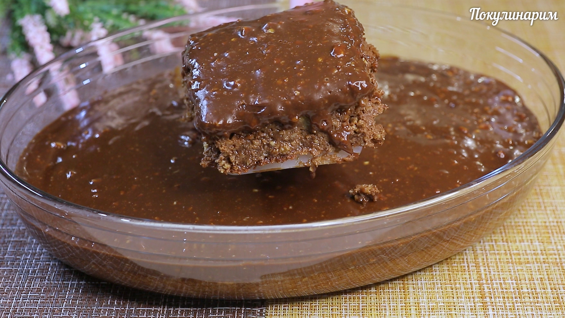 Десерт из овсянки и какао