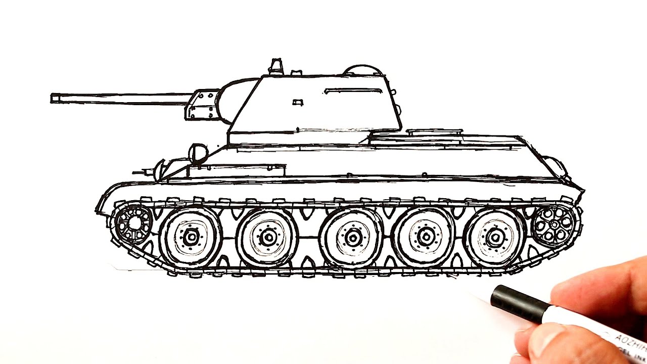 Как нарисовать т 34. Нарисовать танк т-34. Т 34 рисунок. Т 34 рисовать. Т34 срисовать.