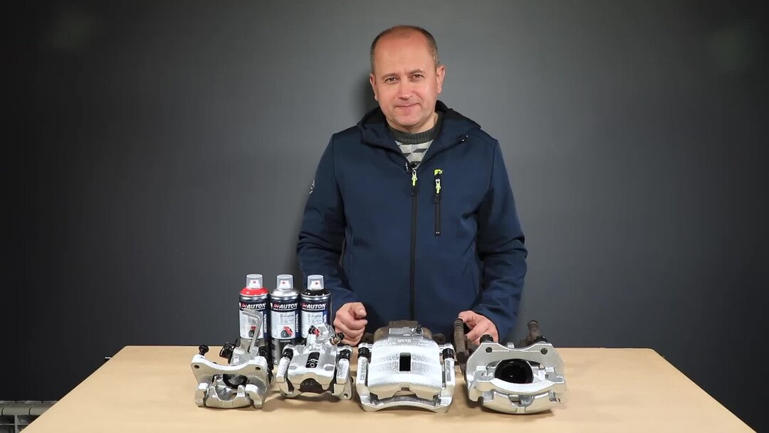 Эмаль для суппортов Auton | Как покрасить суппорта и детали тормозной ...