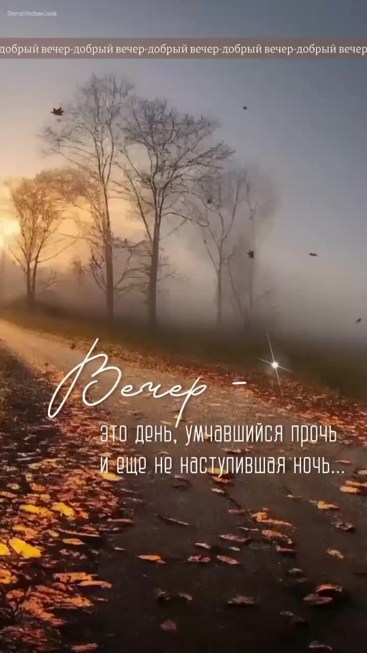 Добрый вечер, доброй ночи