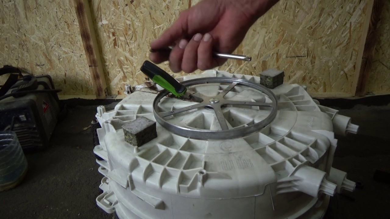 как снять шкив стиральной машины автомат