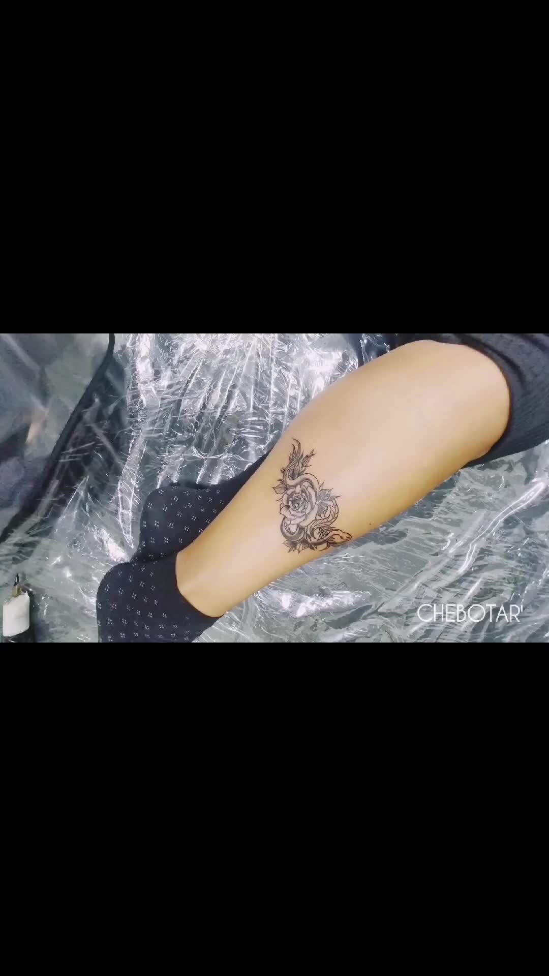 Lace Butterfly Tattoo