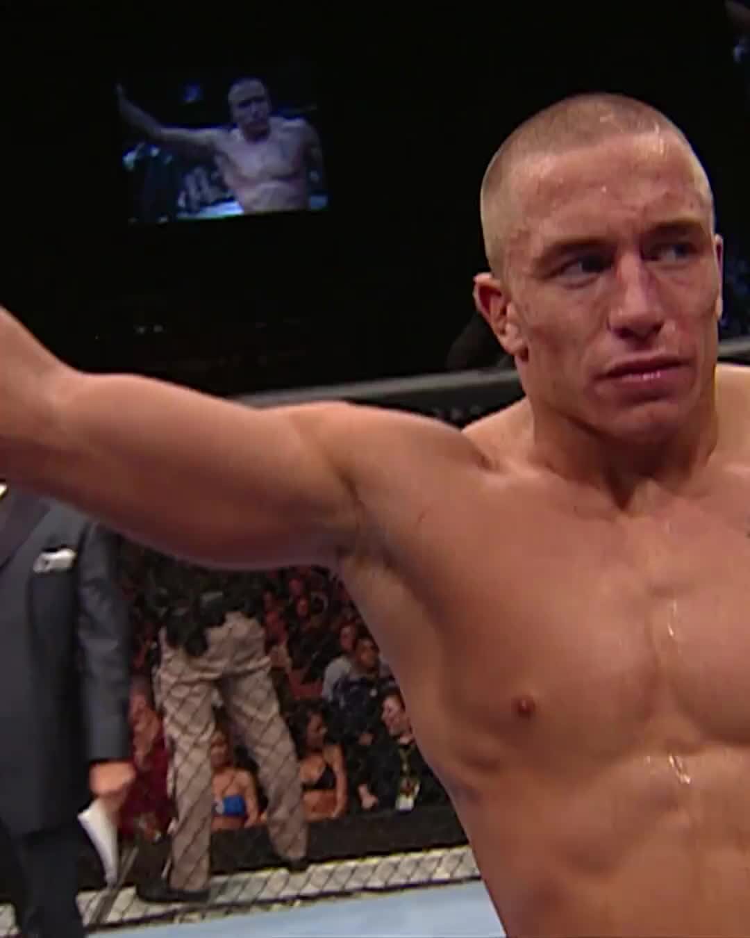 George St Pierre in UFC 266