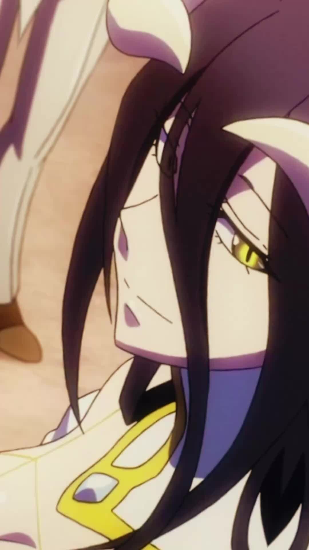 vampiro verdadeiro, anime OVERLORD parte02#animeedit #lordainz #albedo