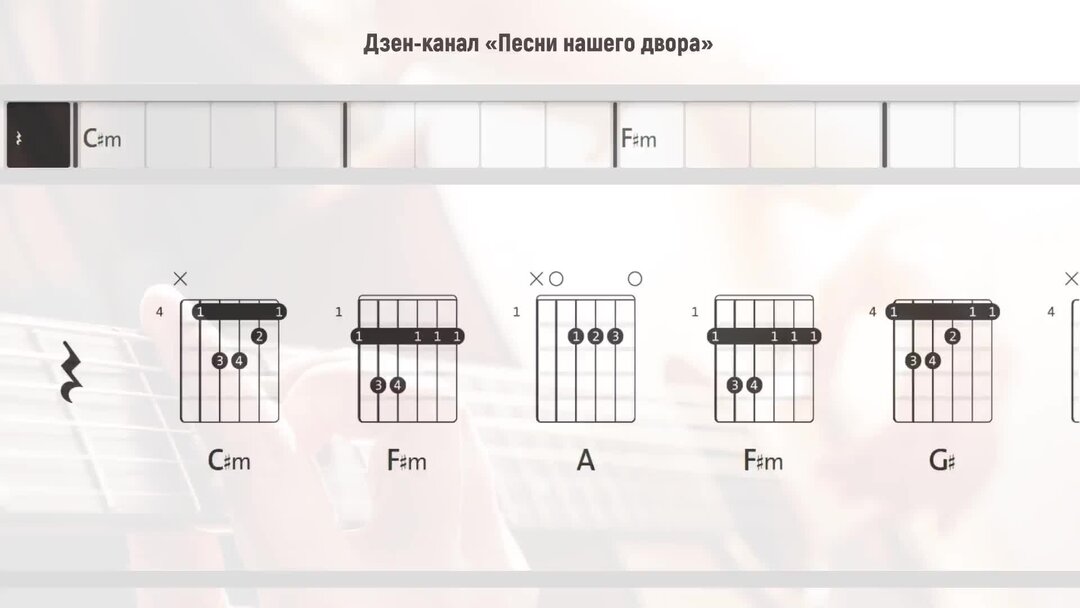 Танцы минус аккорды