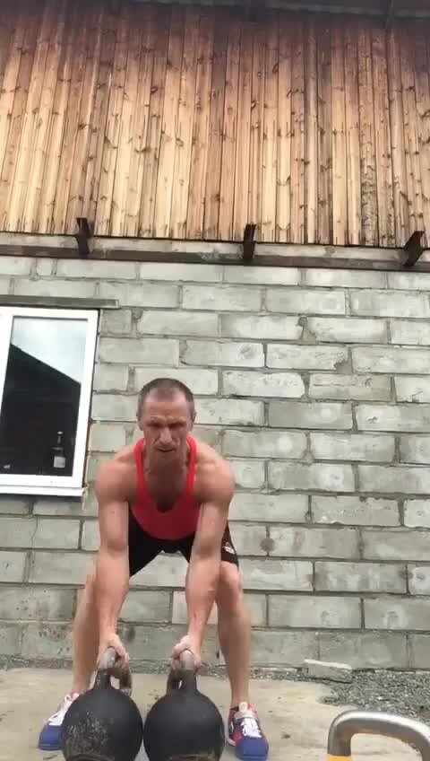 Рывок гири 24 кг техника