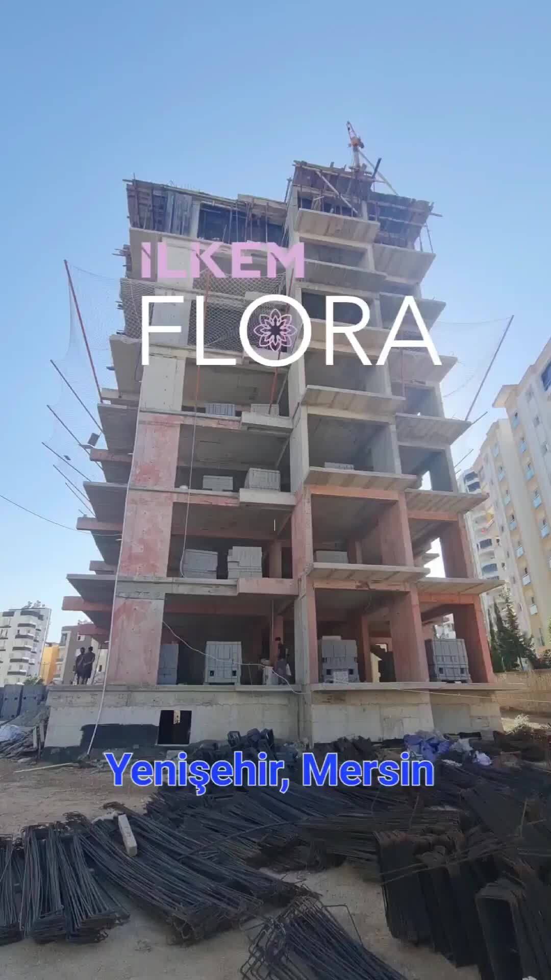 Russian Mersin ЗАРУБЕЖНАЯ НЕДВИЖИМОСТЬ N.E.K Mersin Invest | 💥КВАРТИРЫ В  ЦЕНТРЕ💥ХОД СТРОИТЕЛЬСТВА 🪷 ЖК FLORA. Центр Мерсина, район Йенишехир ✅️  ПЛАНИРОВКА 1️⃣➕️1️⃣ ✅️Квартиры имеют большую площадь 51м2 нетто Наталия  Elmas Kara ☎️WhatsApp +