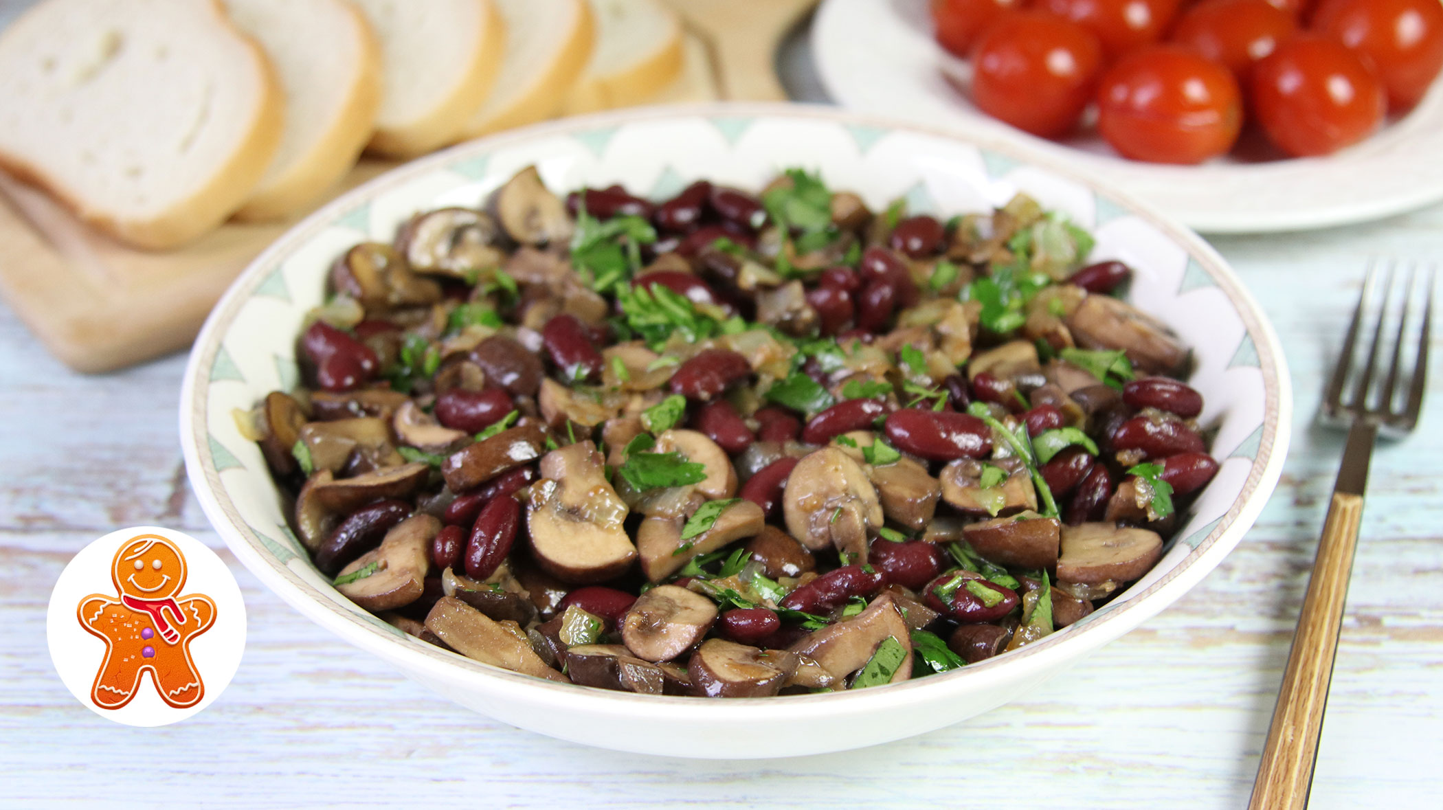 Салат с фасолью и грибами. Салат с шампиньонами и фасолью. Постный салат с фасолью. Салат из фасоли с грибами.