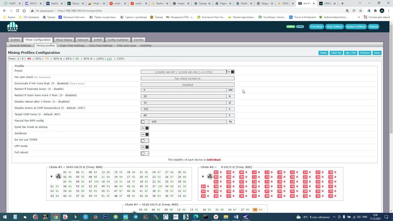 Режимы на прошивке vnish. Vnish пароль по умолчанию. Обзор прошивки vnish t2t. Vnish v3.