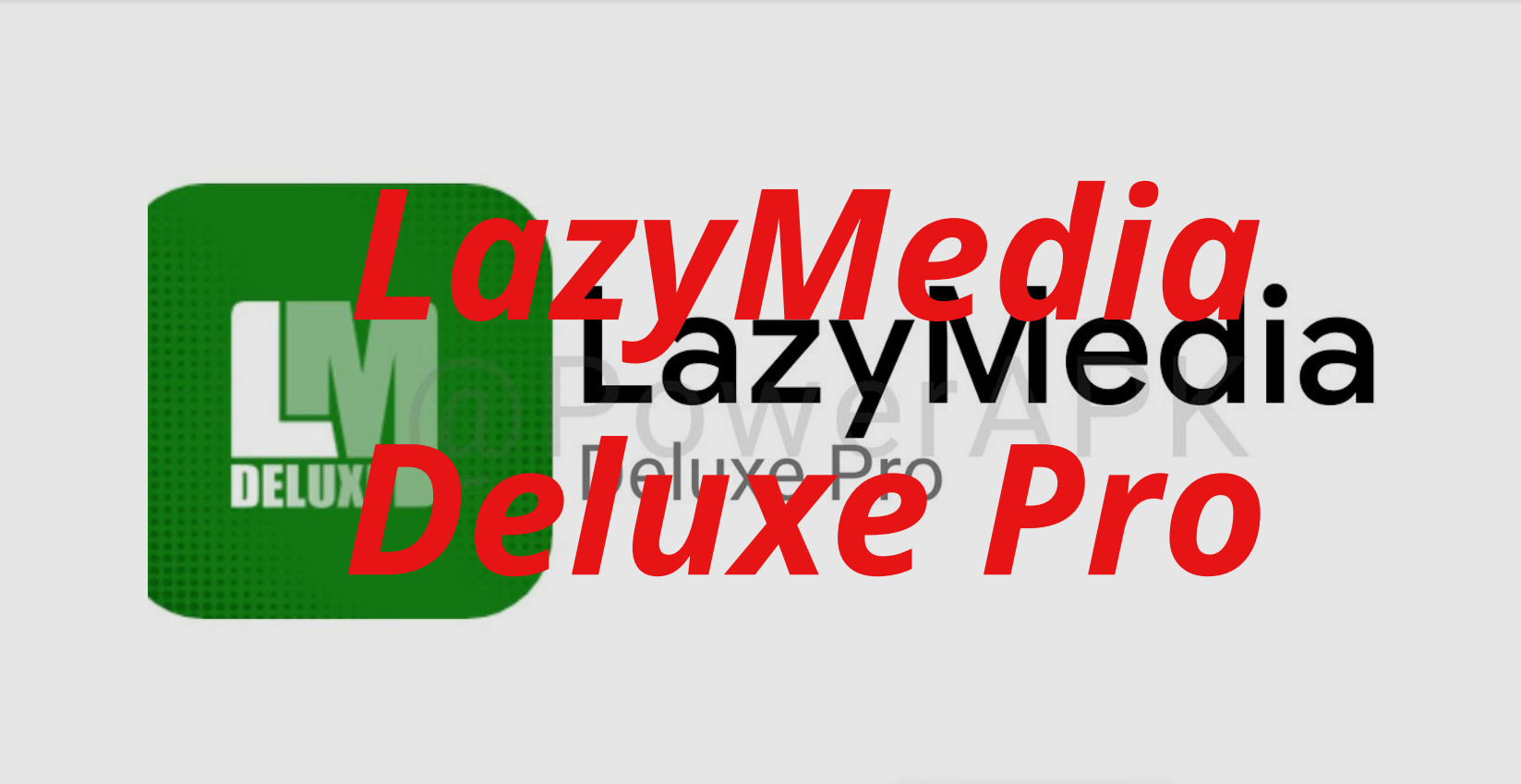 LAZYMEDIA Deluxe Pro. LAZYMEDIA Deluxe логотип.