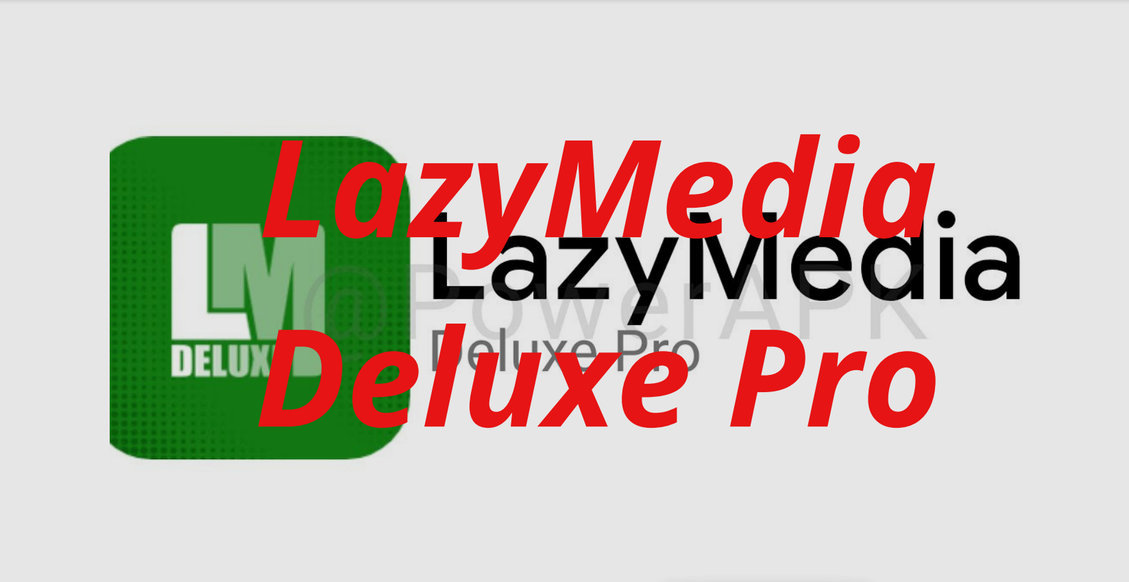 LAZYMEDIA Deluxe логотип.