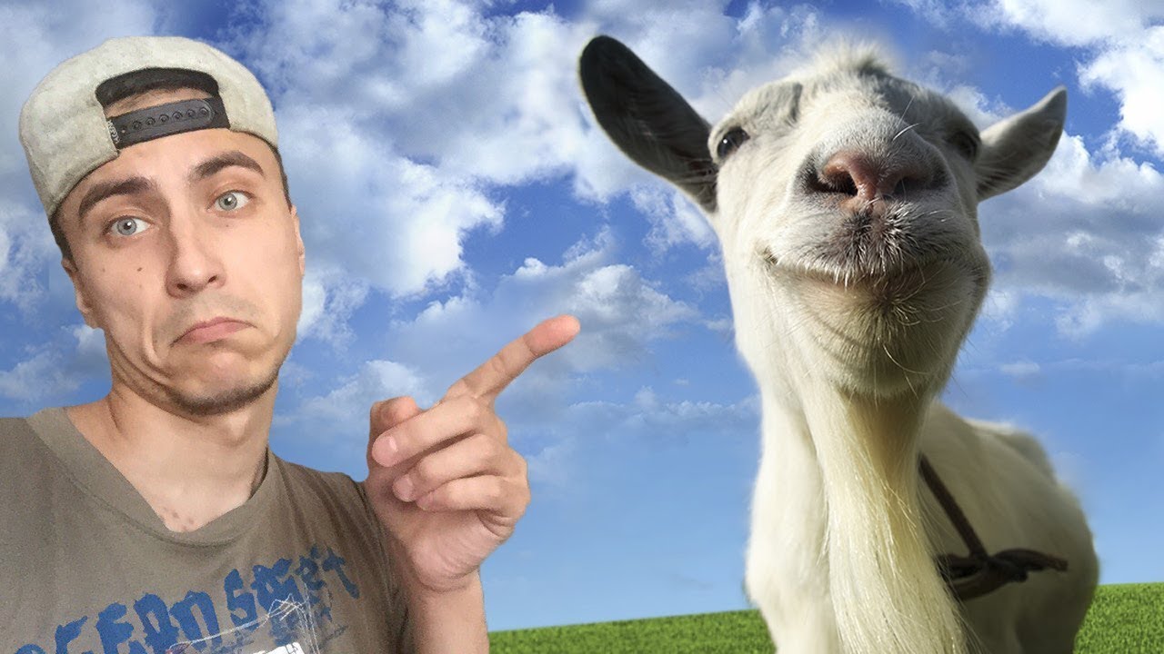 Найти игру козел. Goat Simulator. Супер козел. Стимулятор козы. Козёл фото игра.