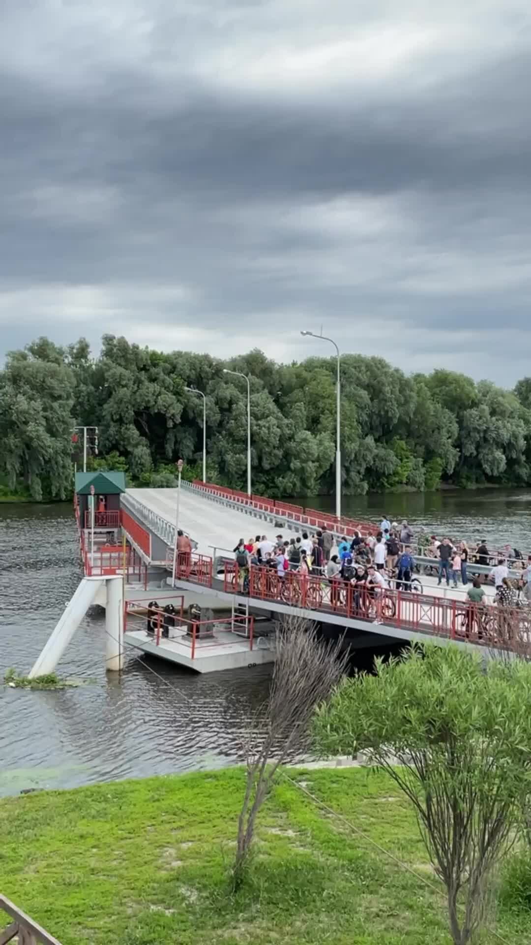 Понтонный мост казань