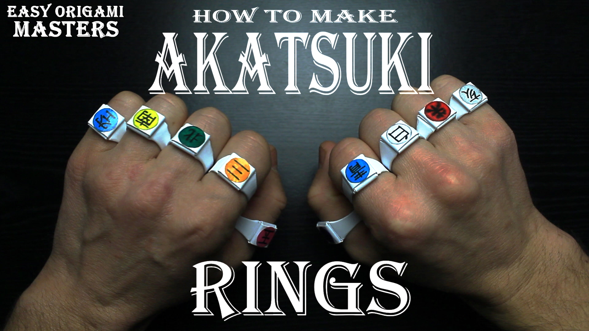 Как сделать кольцо Акацуки из бумаги
