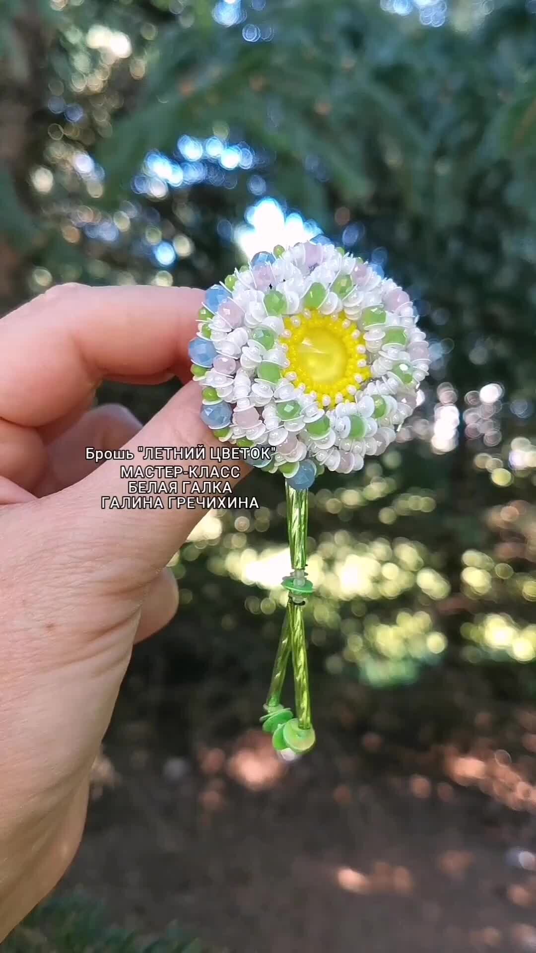 Заколка канзаши Мастер класс заколки своими руками DIY handmade Clip flower ribbon