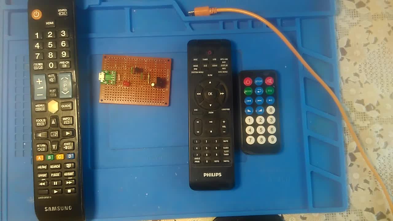 Простой самодельный тестер ИК пультов дистанционного управления