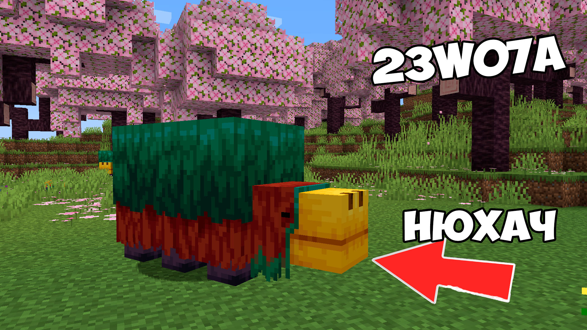 1. Мобы в майнкрафте 1. Нюхач майнкрафт. Новые мобы в майнкрафте 1. Нюхля майнкрафт.