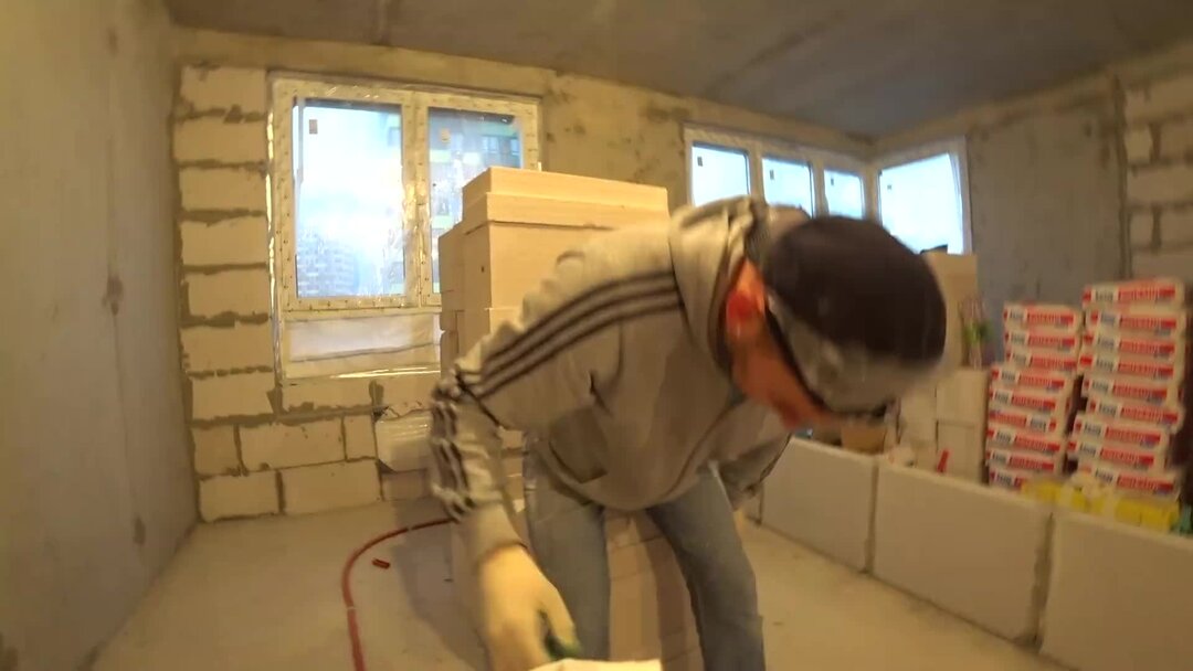 Как построить перегородки из пеноблока (газобетон) | Владимир Новиков ...