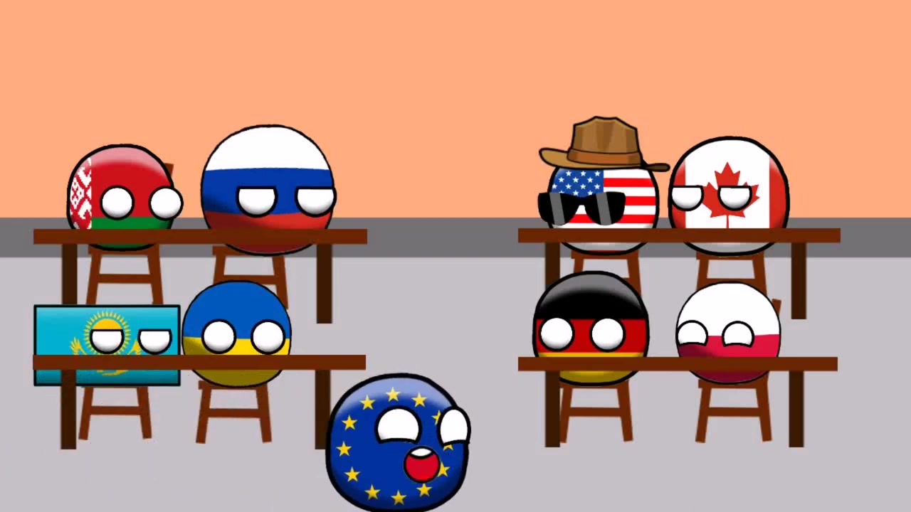 Countryballs рисуем мультфильмы