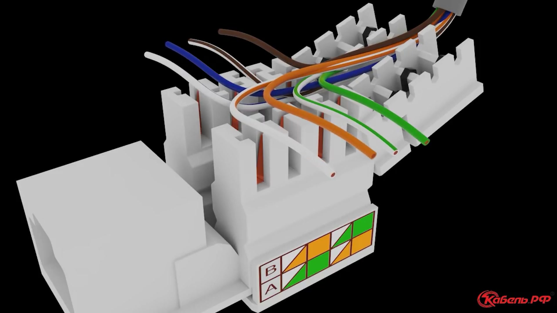 проходная розетка rj45 в каждой комнате