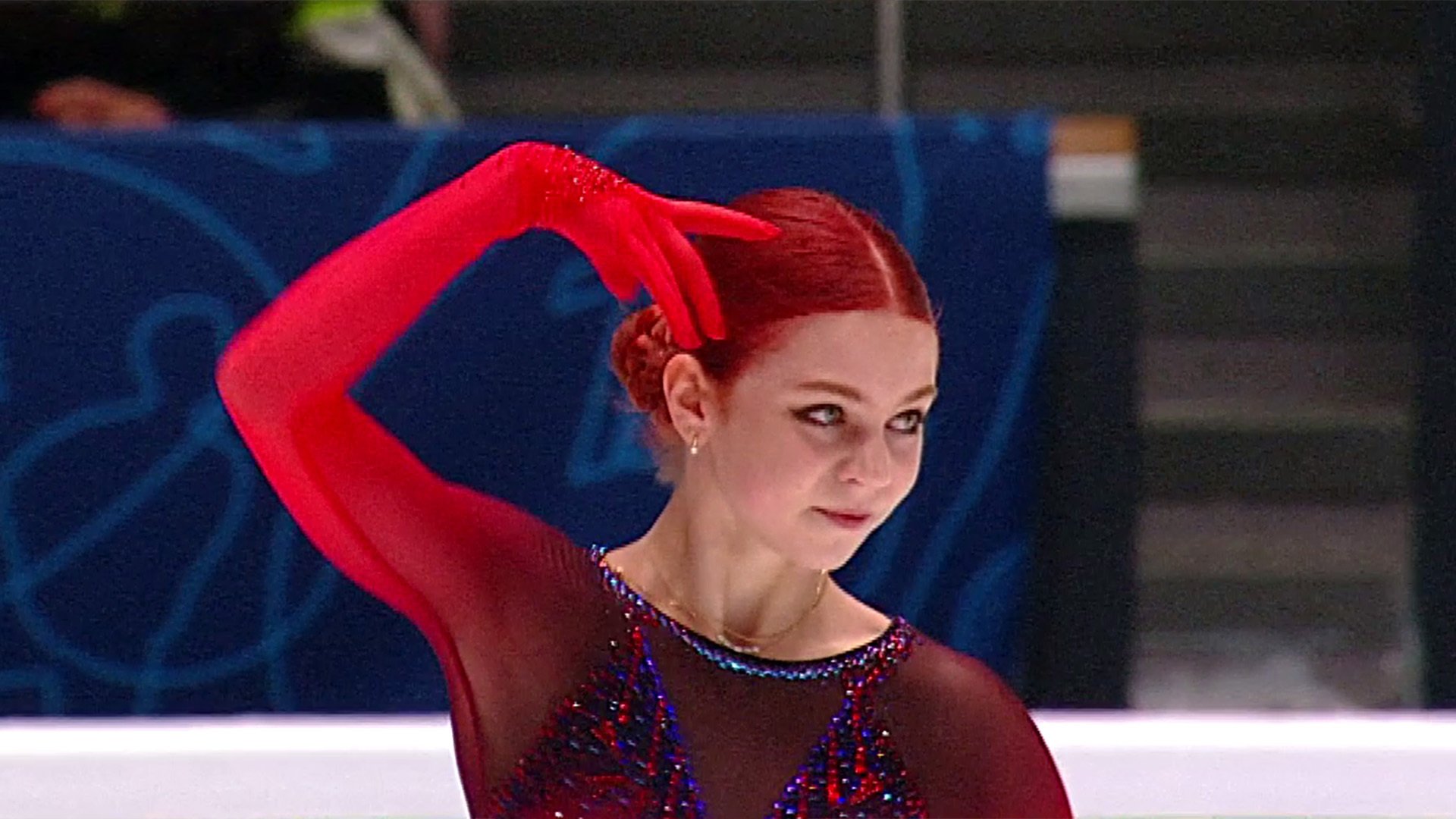 Чемпионат фигурное катание Саша Трусова