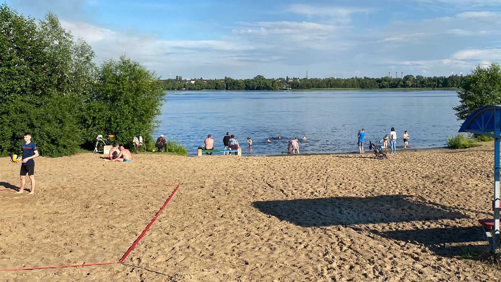 воронежское водохранилище пляж