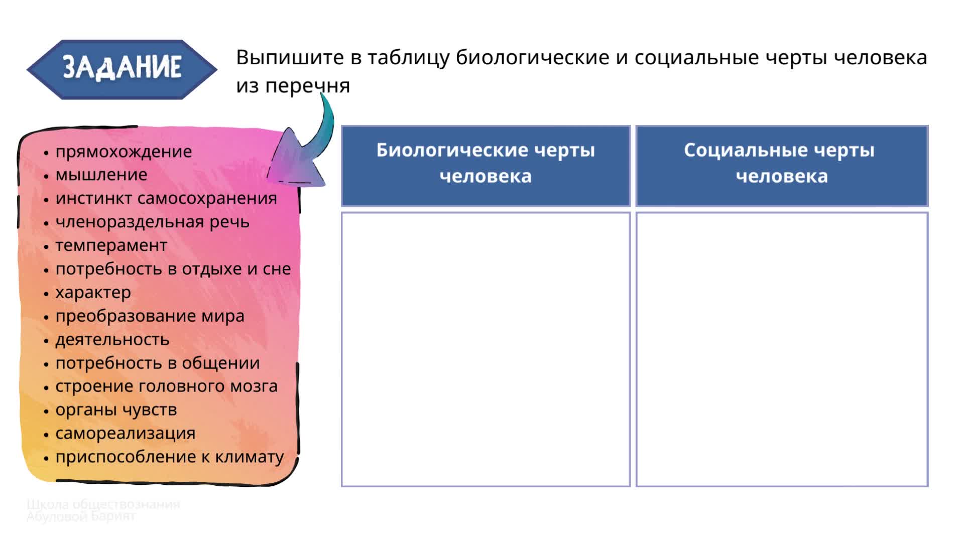 Школа обществознания абулова барият