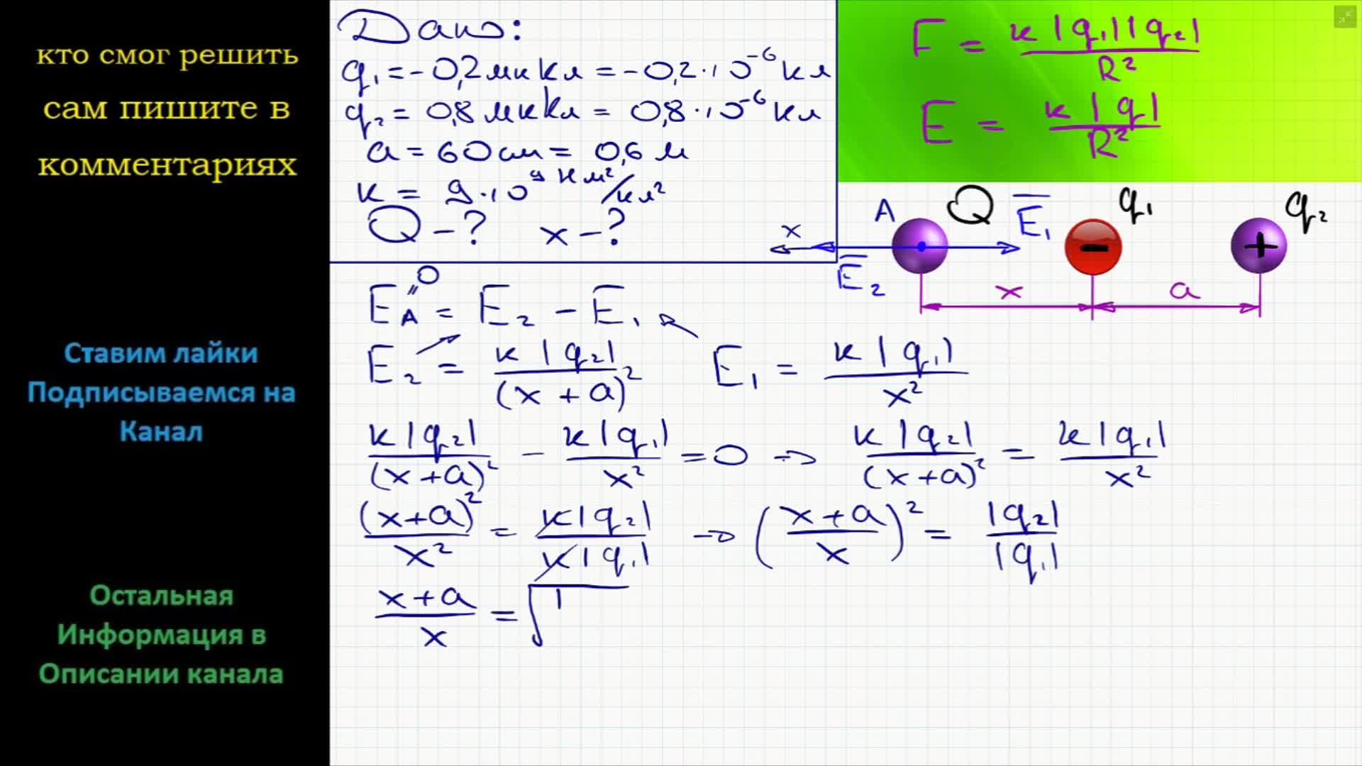 Два положительных заряда q и 2q находятся. R расстояние между зарядами. Определить напряженность в точке. Два положительных заряда q и 2q находятся на расстоянии 10 мм в вакууме. Два одноименных заряда.
