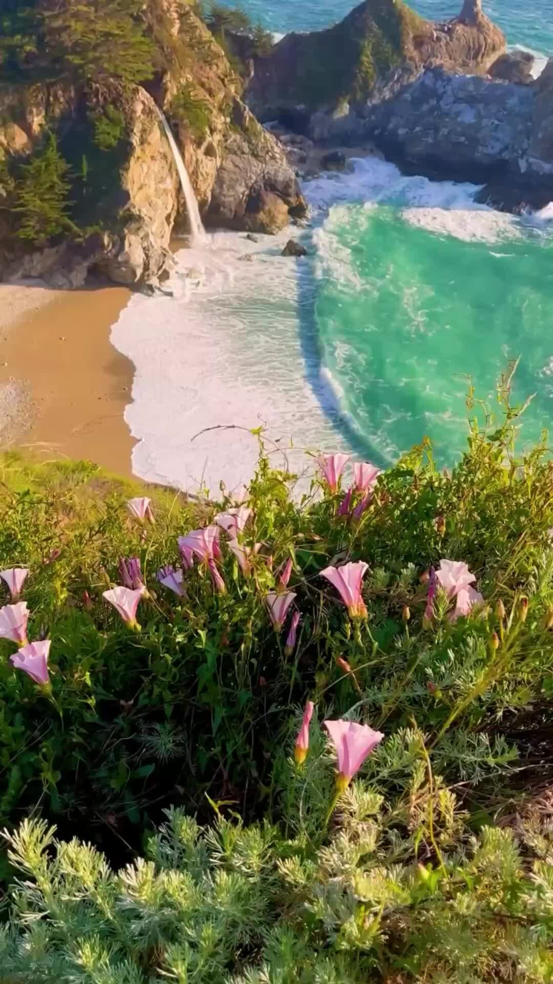 Калифорния водопад MCWAY Falls