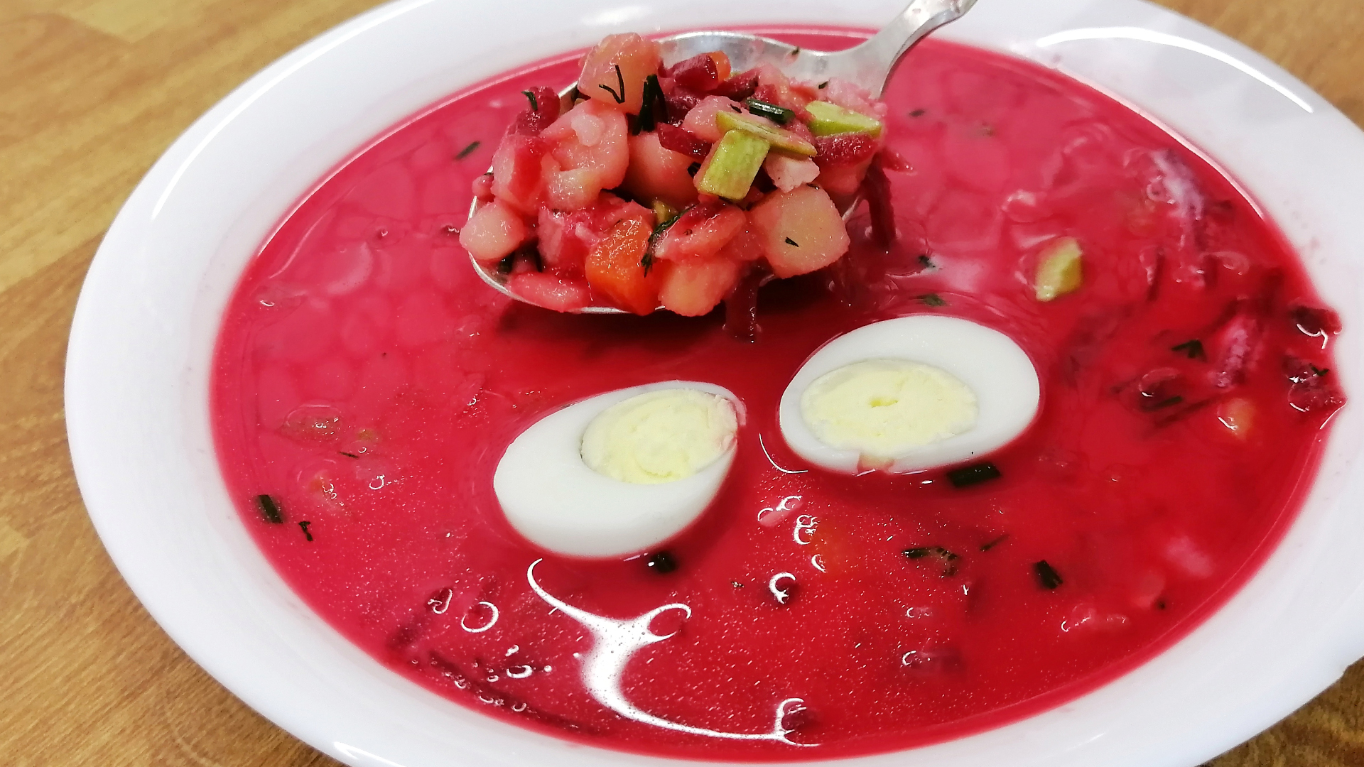 холодный суп свекольник