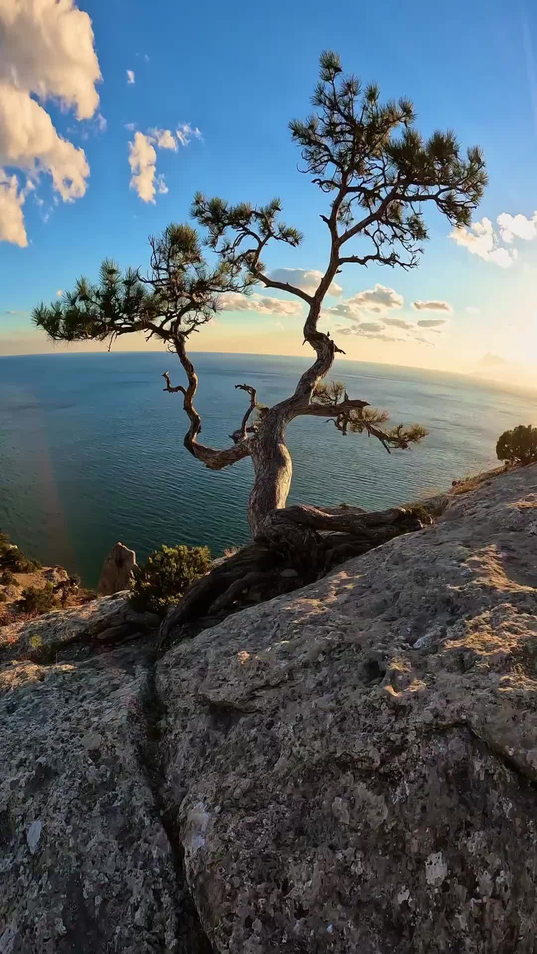 Крым сосны горы море Песчаное