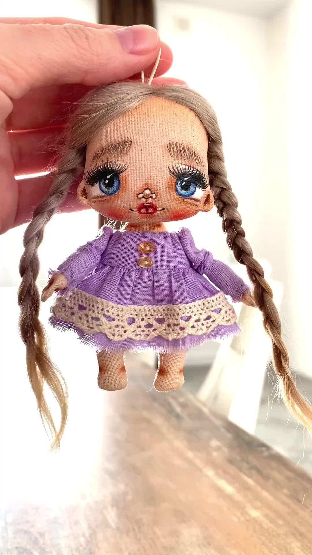 Куклы ручной работы Ольги Архиповой Dolls Arhipovoi | Кукла из ткани  Подарок подруге Игрушка подвеска в машину | Дзен