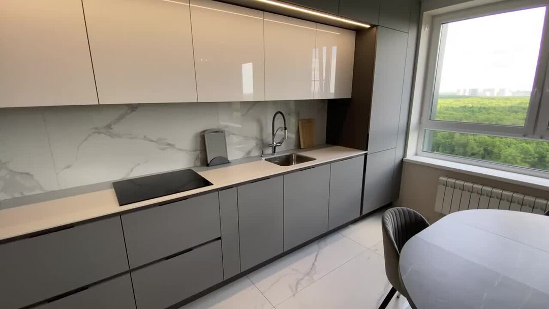 Дизайнерский ремонт двухкомнатной квартиры с интересной планировкой ...