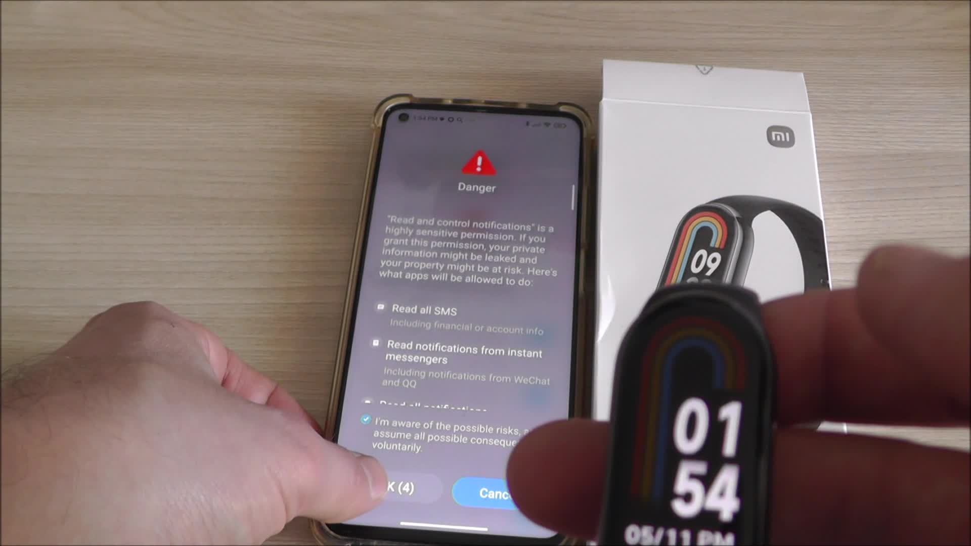 Подключение Xiaomi Mi Band 5 к iPhone