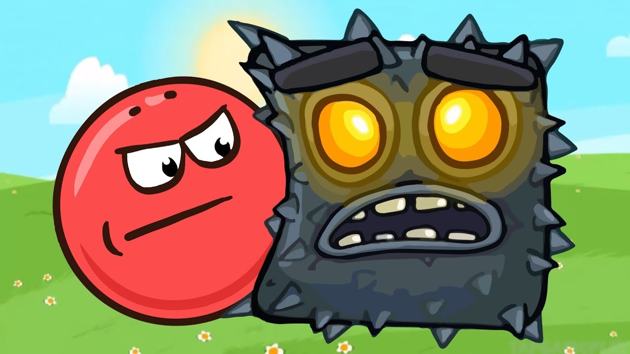Красный шарик против. Красный шарик игра босс. Квадрат из игры Red Ball 4. Ред бол квадраты Red Ball 4. Красный шарик 4 боссы.