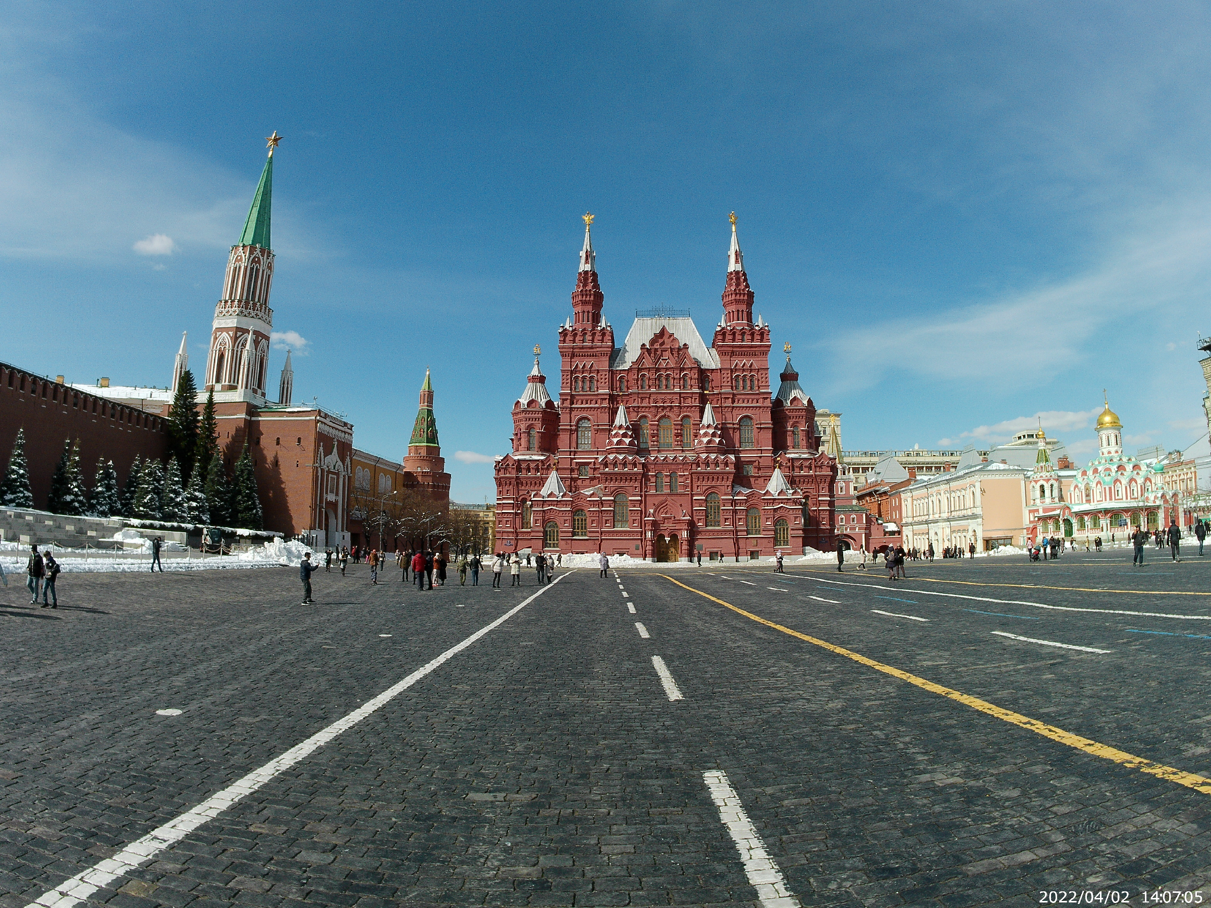 Площадь москвы видео