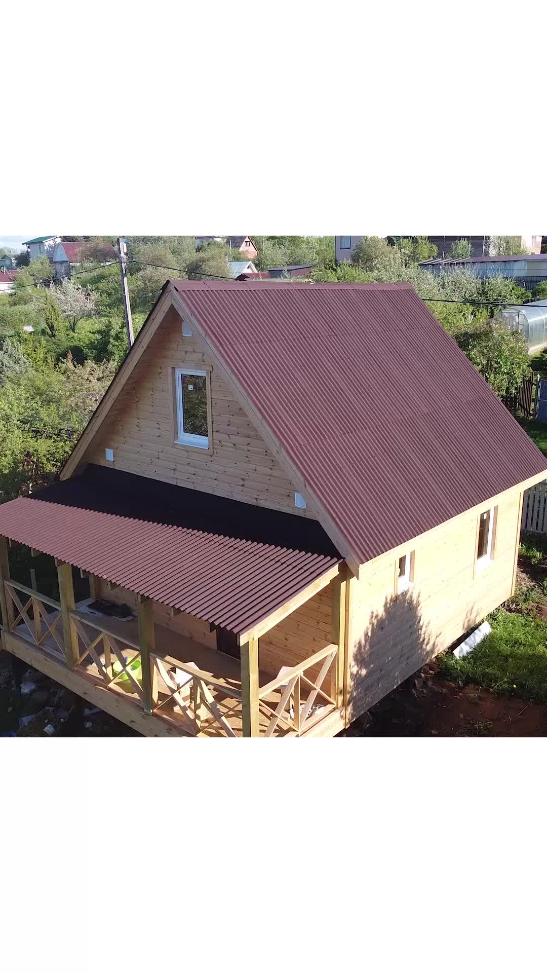 Ленинградские Дома 🏡 Каркасные дома, из газобетона, банхаус | Каркасный дом  6x6 м с мансардой. Строим под ключ за 30 дней в СПБ и Ленобласти. | Дзен