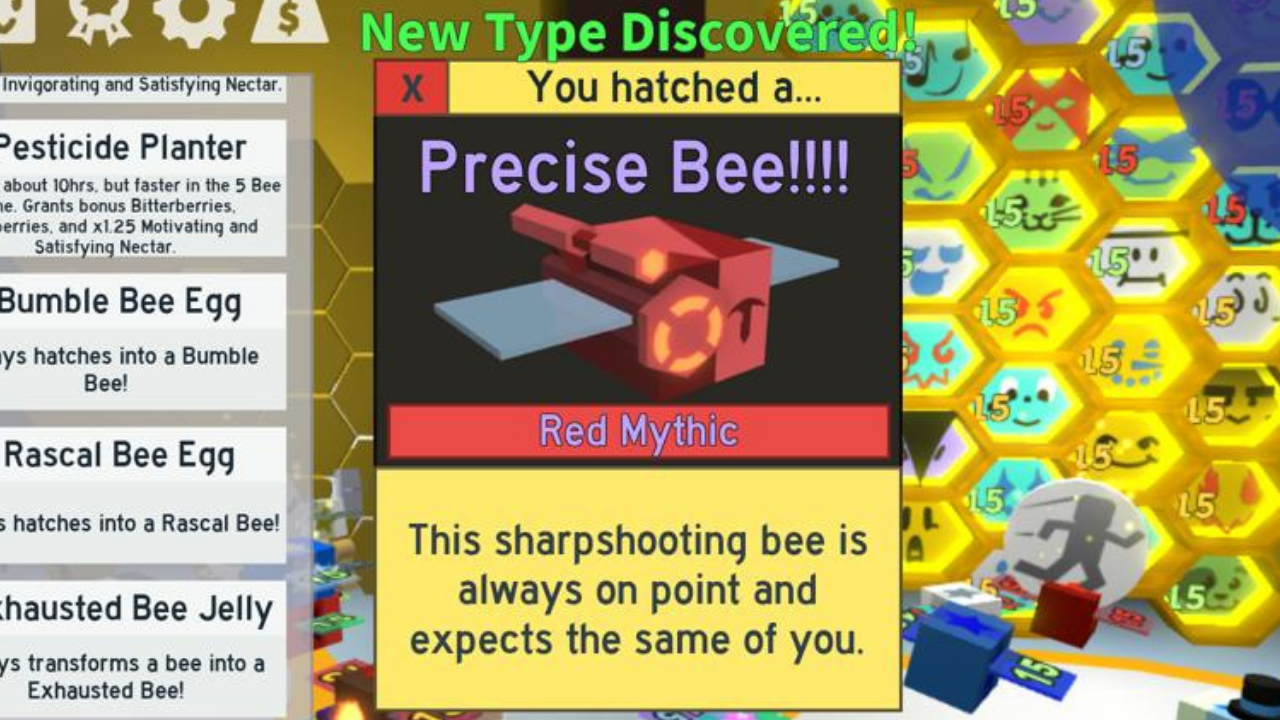 Precise Bee. Пчела снайпер Bee Swarm. Precise Bee Bee Swarm. Precise Bee BSS.