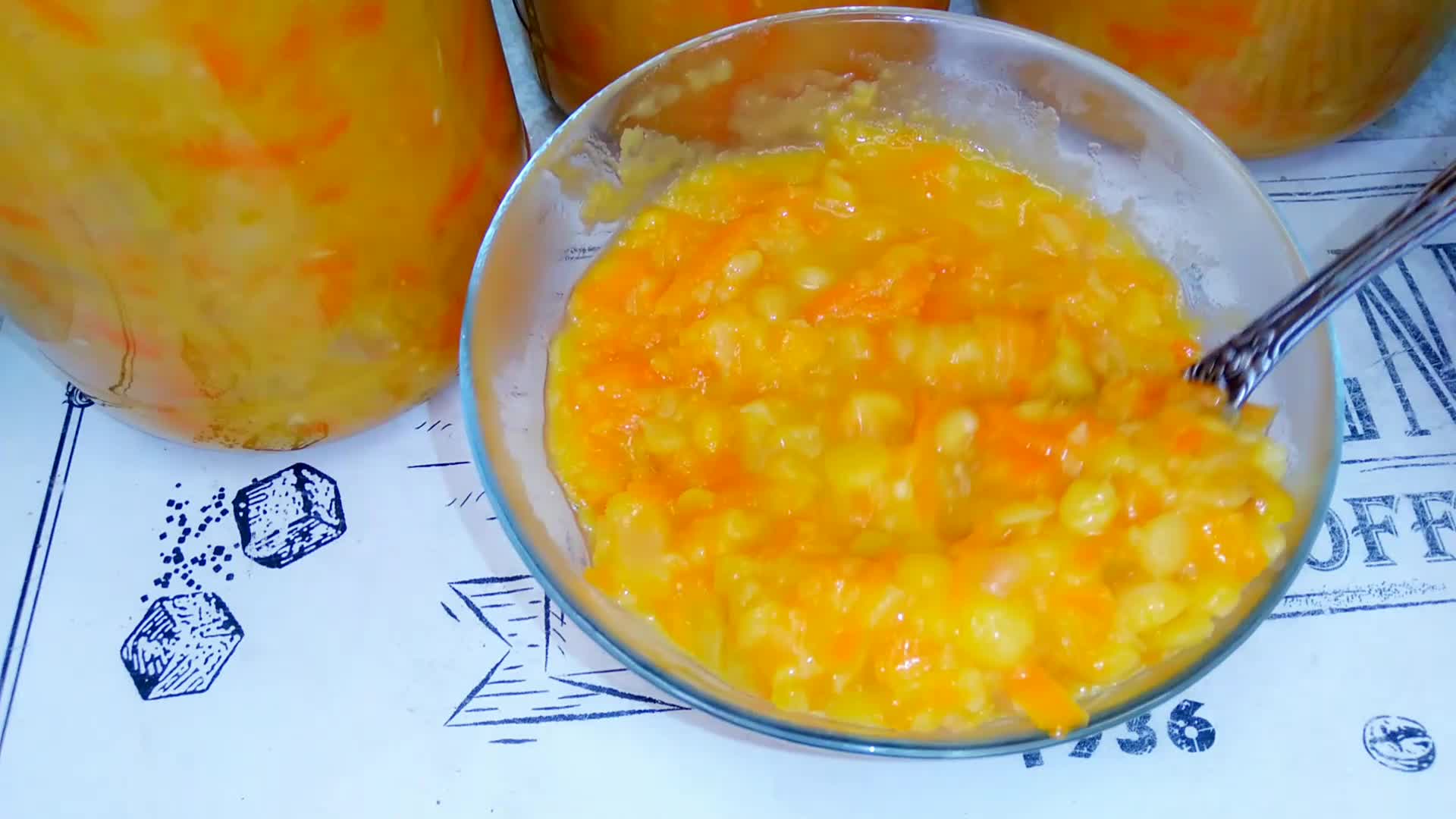 гороховый суп на зиму заготовка.