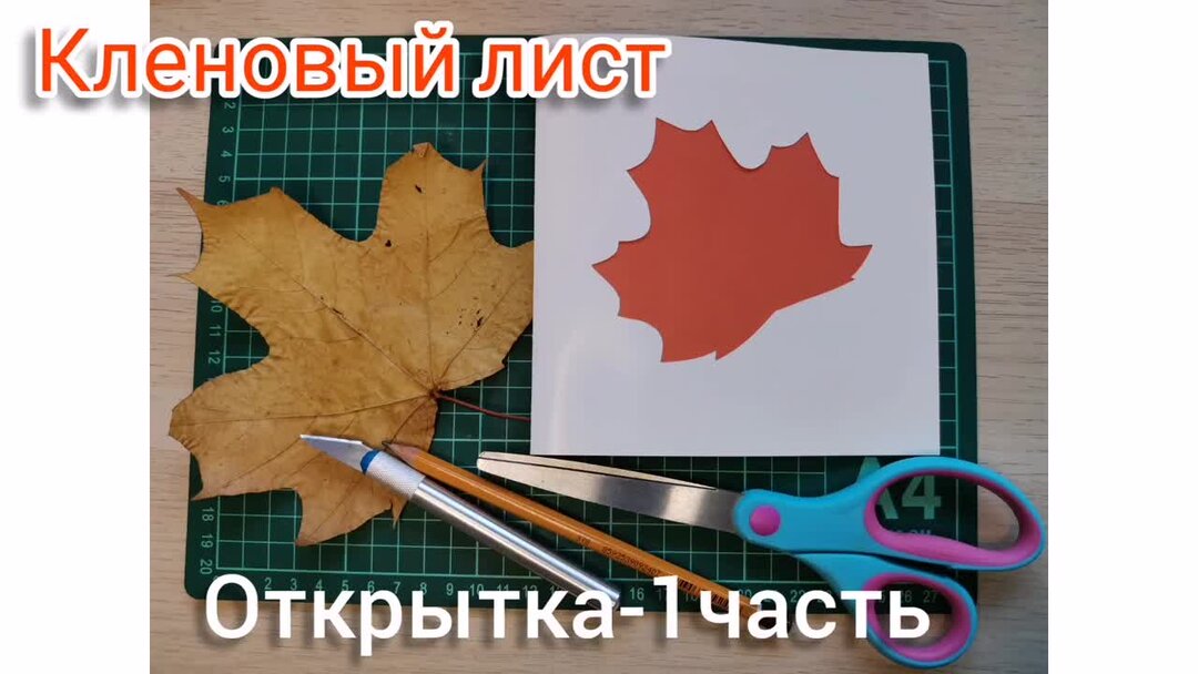 Кленовый лист открытка для учителя. Кленовый лист открытка для учителя