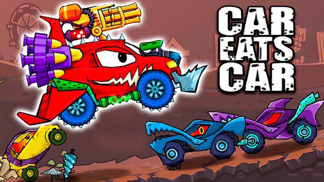 Car eat car 3 все машины открыты. Игра car eats car 3. Игра car eats car 2. Car eats car 3 Хищные машины. Car eats car 2 Делюкс.