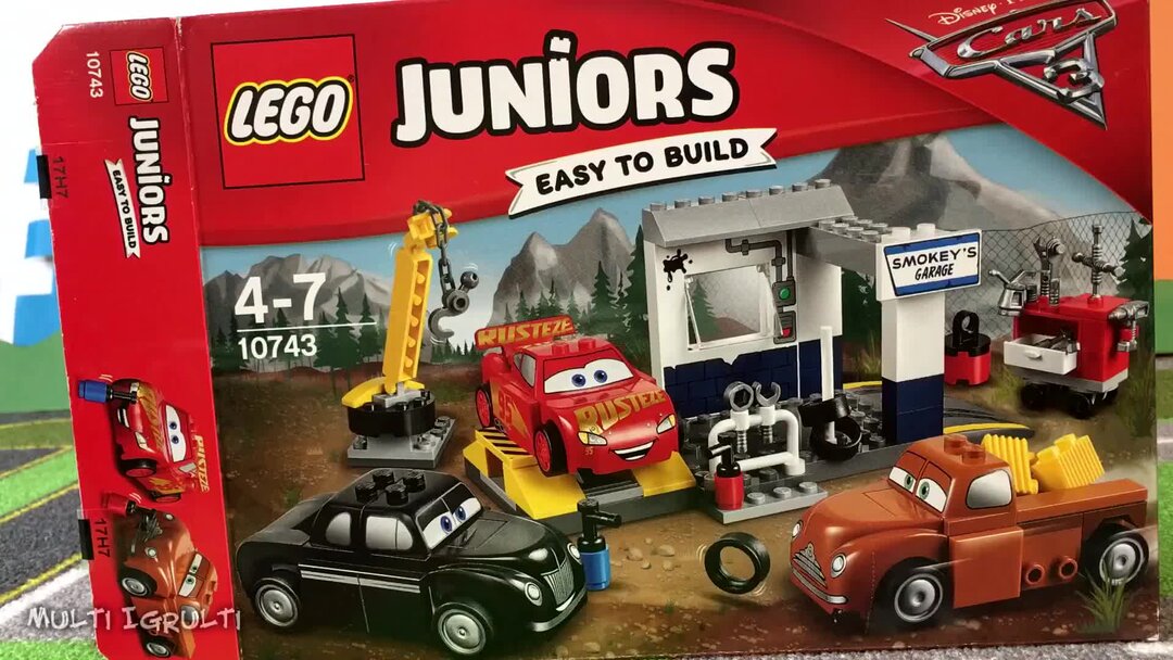 Лего Тачки Молния Маквин Гараж Выхлопа Мультики про Машинки Lego Cars ...