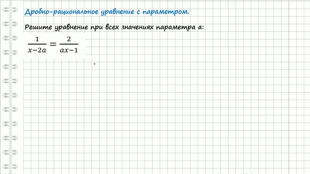 Уравнения с параметром 8 класс примеры