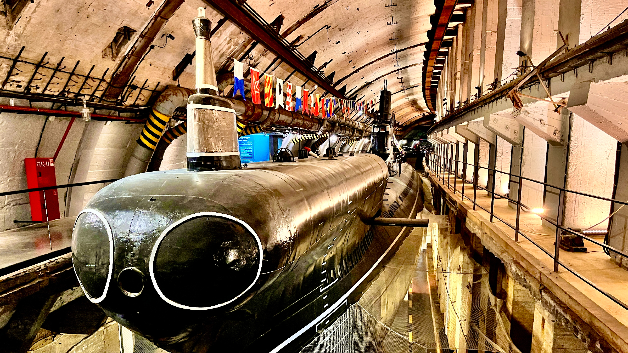 Подводная лодка в музее Победы