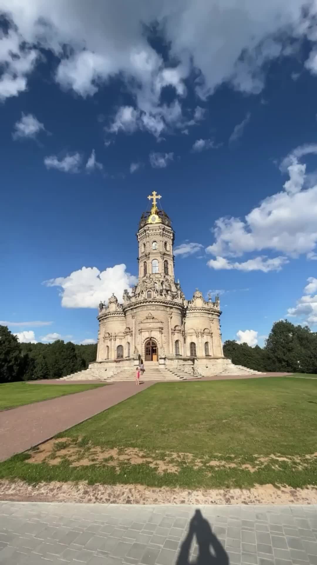 Подольск храм Дубровицы зима